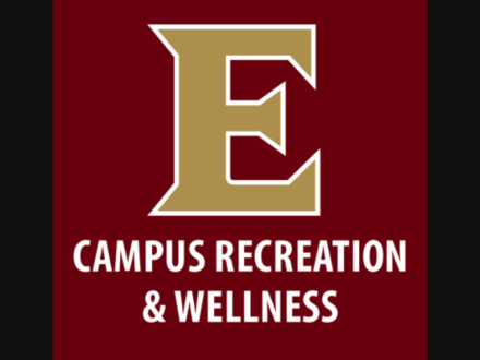 The Elon "E" with Campus Recreation & Wellness